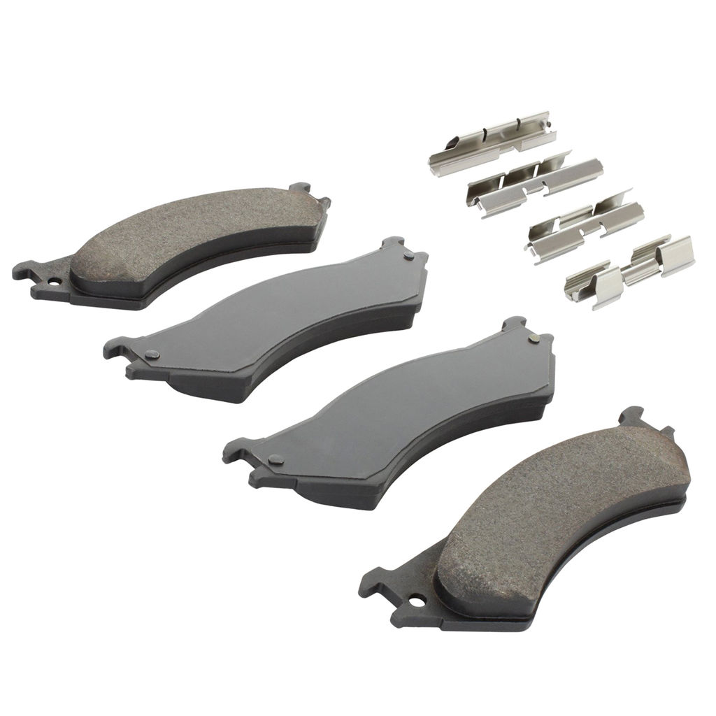 Quality-Built 1003-0802M - Black Series Semi-Metallic Brake Pad Set