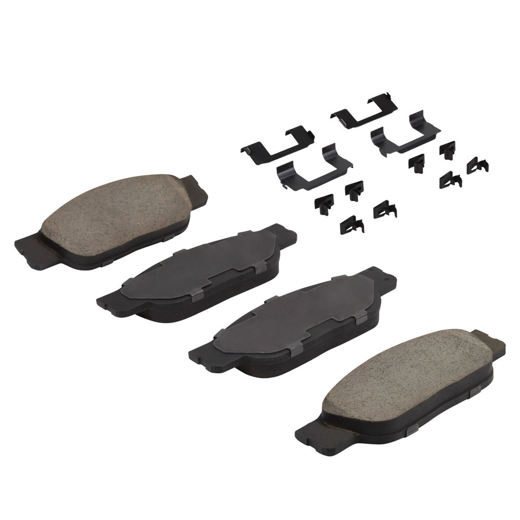 Quality-Built 1003-0805M - Black Series Semi-Metallic Brake Pad Set