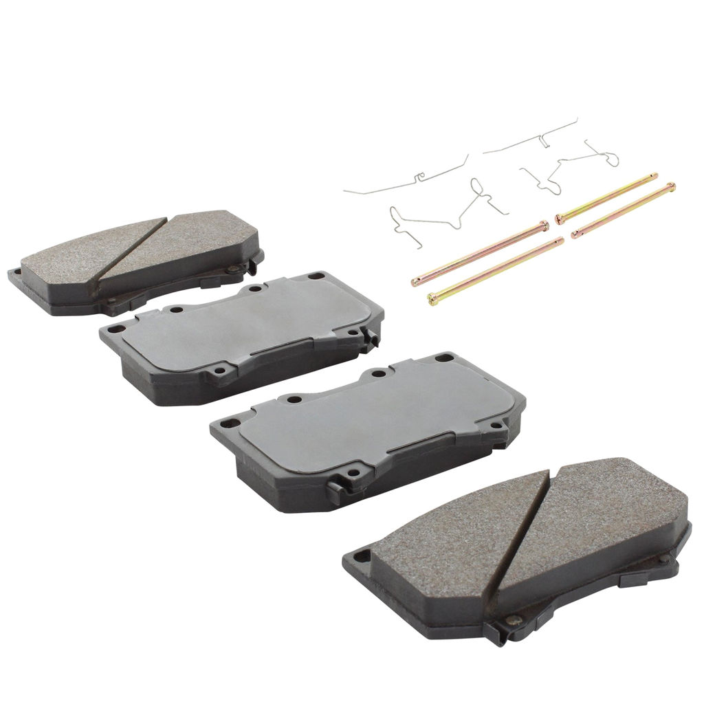 Quality-Built 1003-0812M - Black Series Semi-Metallic Brake Pad Set
