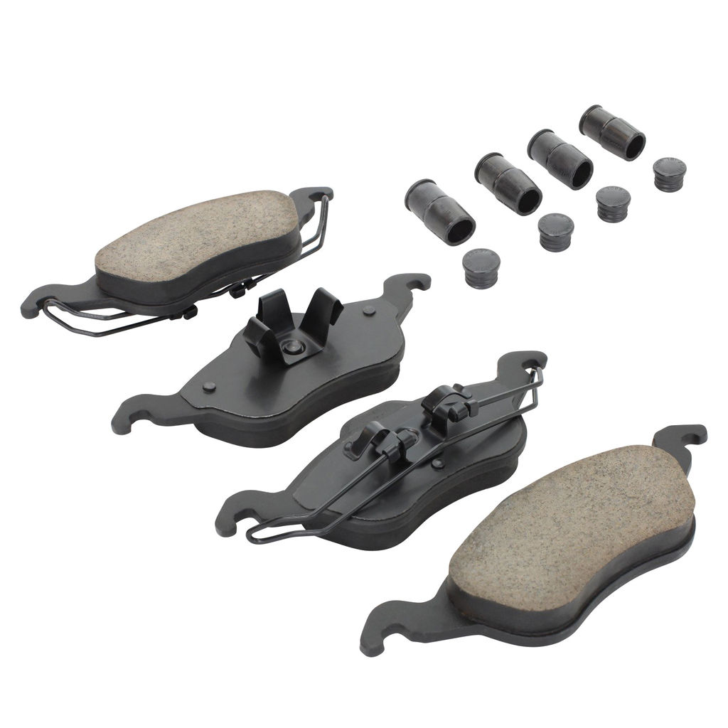 Quality-Built 1003-0816M - Black Series Semi-Metallic Brake Pad Set