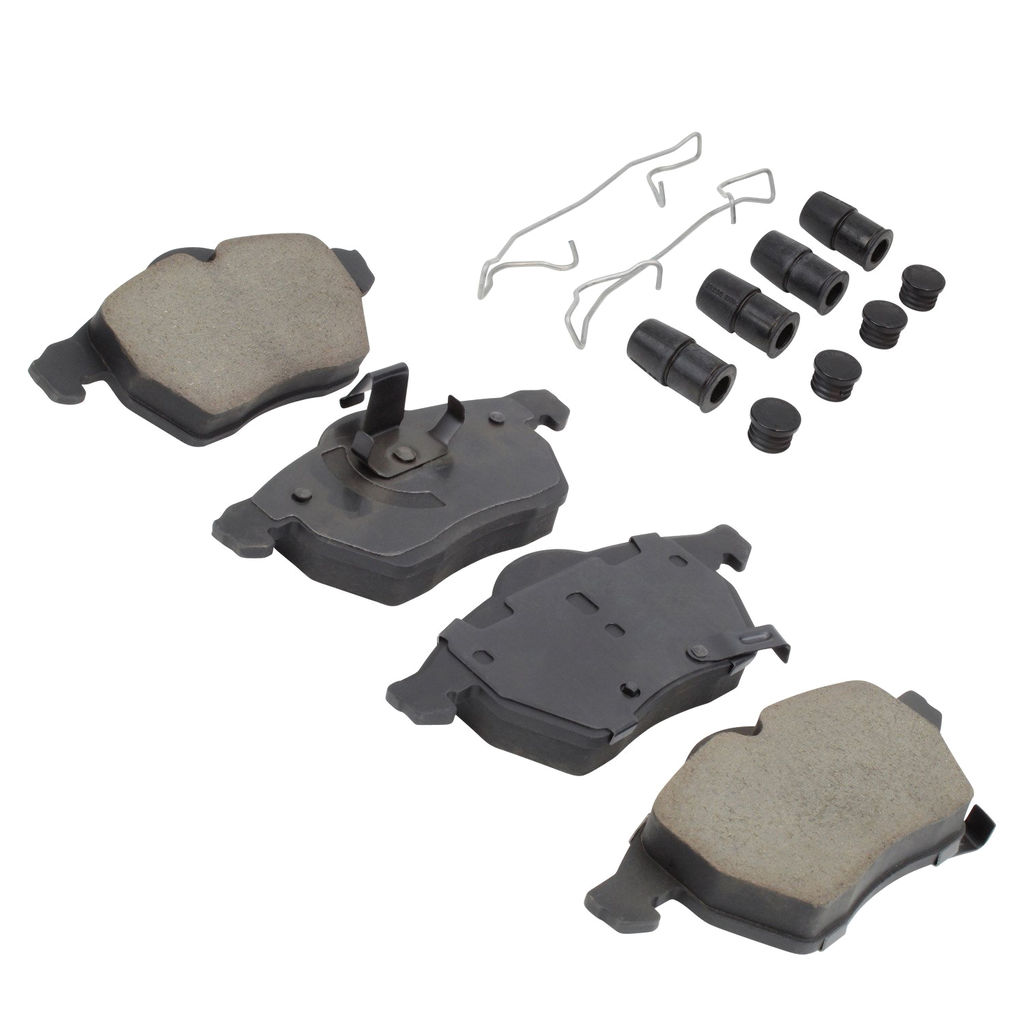 Quality-Built 1003-0819M - Black Series Semi-Metallic Brake Pad Set