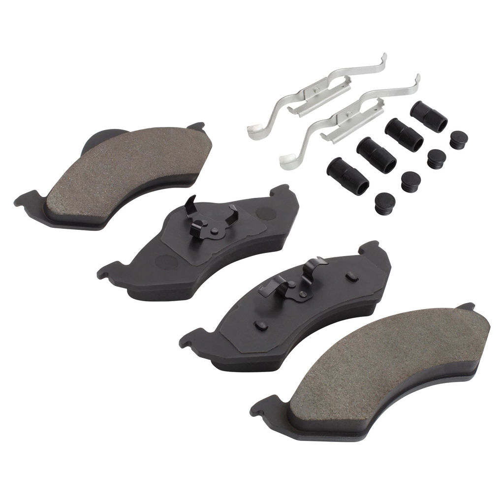 Quality-Built 1003-0820M - Black Series Semi-Metallic Brake Pad Set