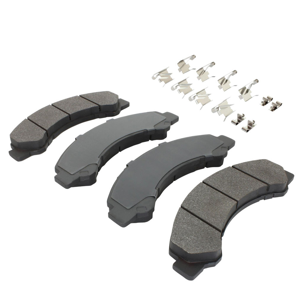 Quality-Built 1003-0825M - Black Series Semi-Metallic Brake Pad Set