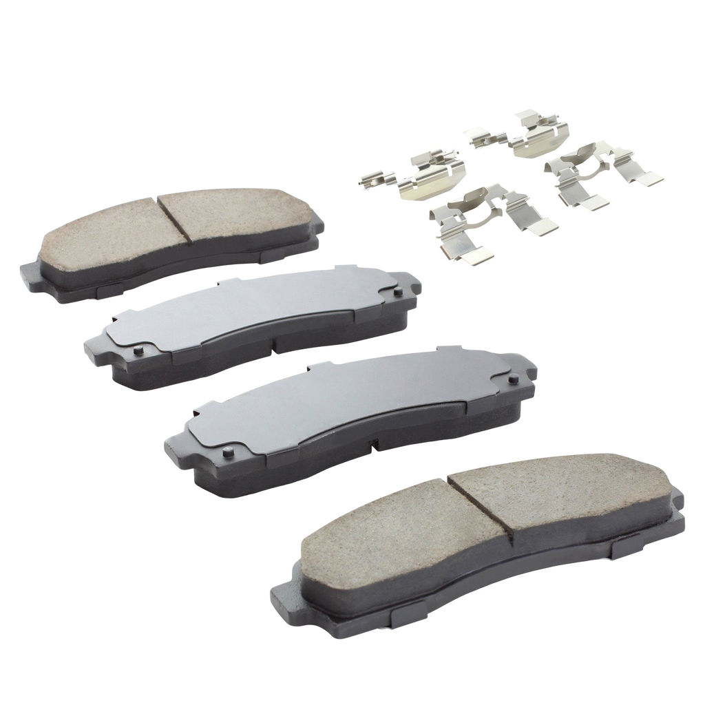 Quality-Built 1003-0833AM - Black Series Semi-Metallic Brake Pad Set