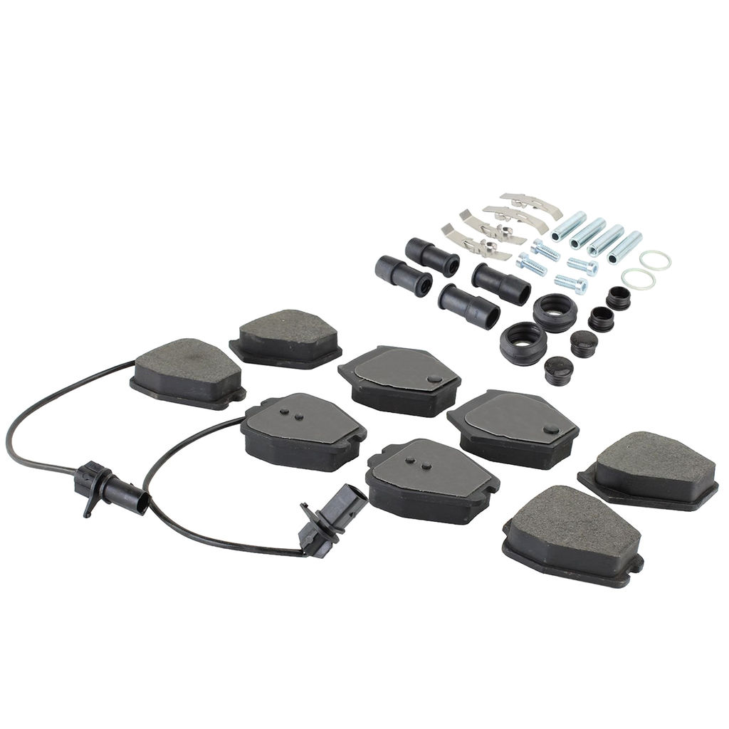 Quality-Built 1003-0839M - Black Series Semi-Metallic Brake Pad Set