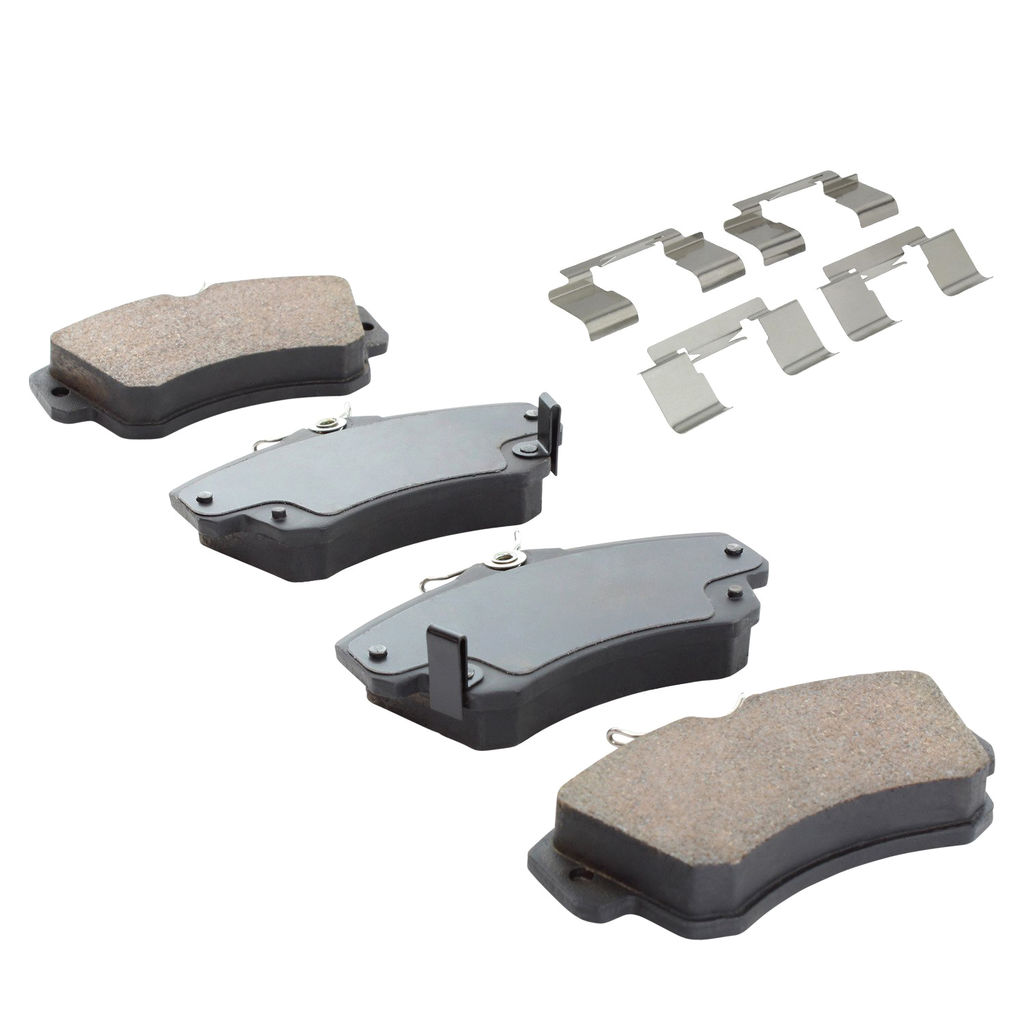 Quality-Built 1003-0841AM - Black Series Semi-Metallic Brake Pad Set