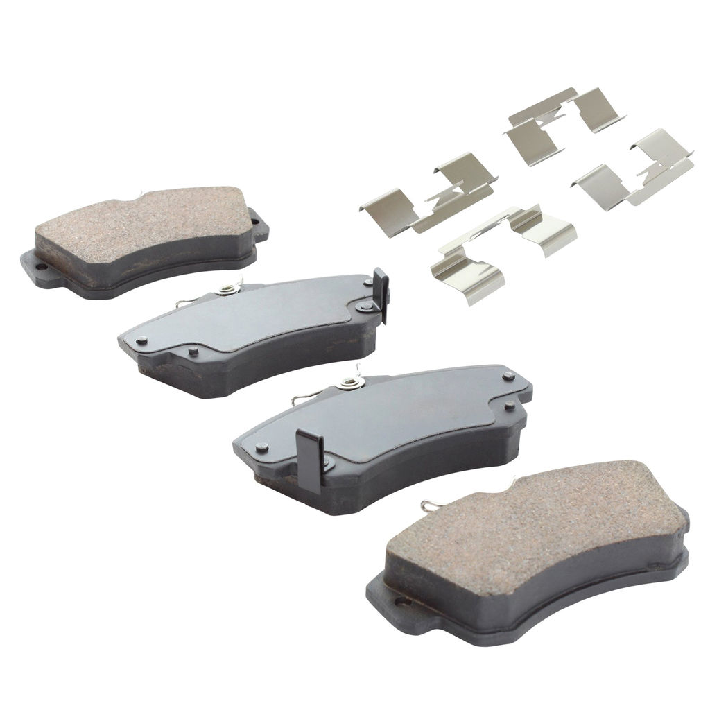 Quality-Built 1003-0841M - Black Series Semi-Metallic Brake Pad Set