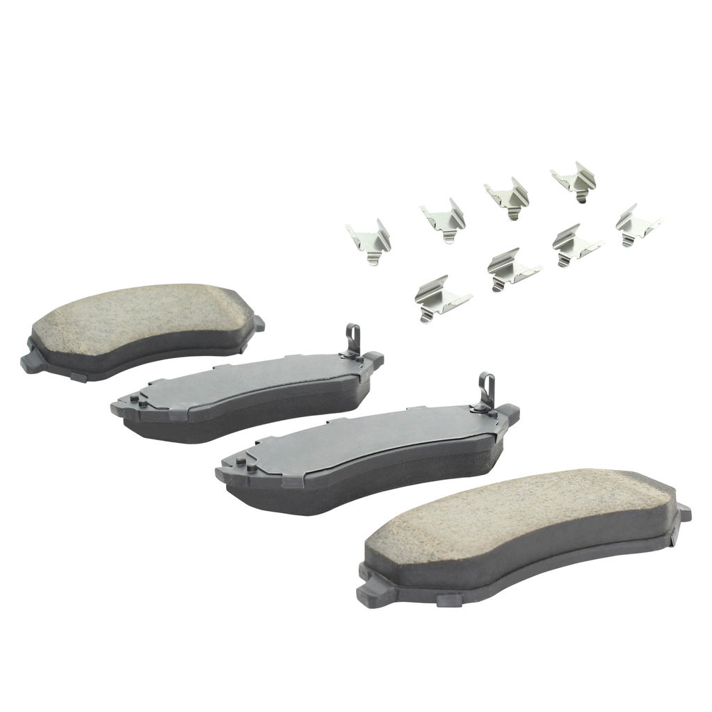 Quality-Built 1003-0856M - Black Series Semi-Metallic Brake Pad Set