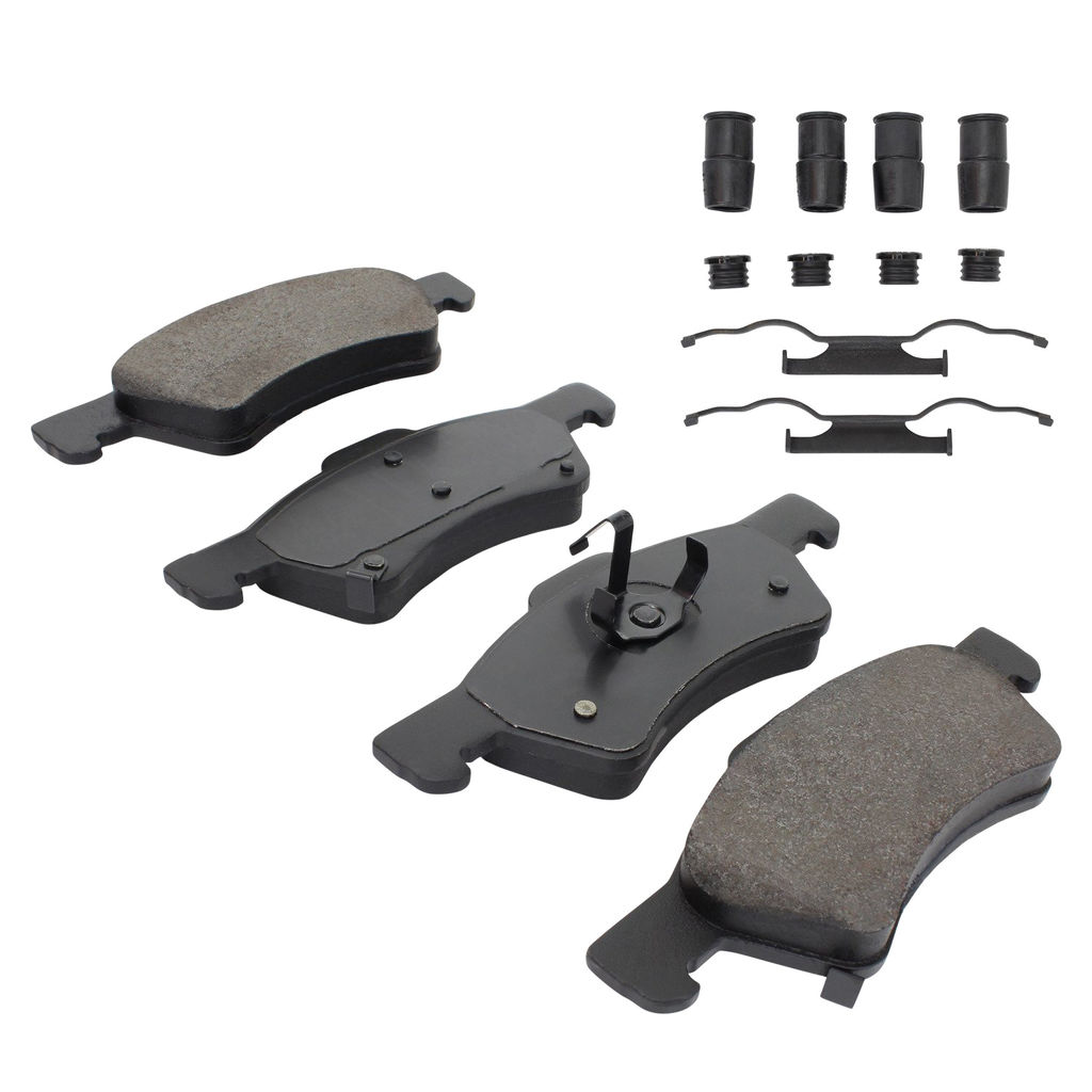 Quality-Built 1003-0857M - Black Series Semi-Metallic Brake Pad Set