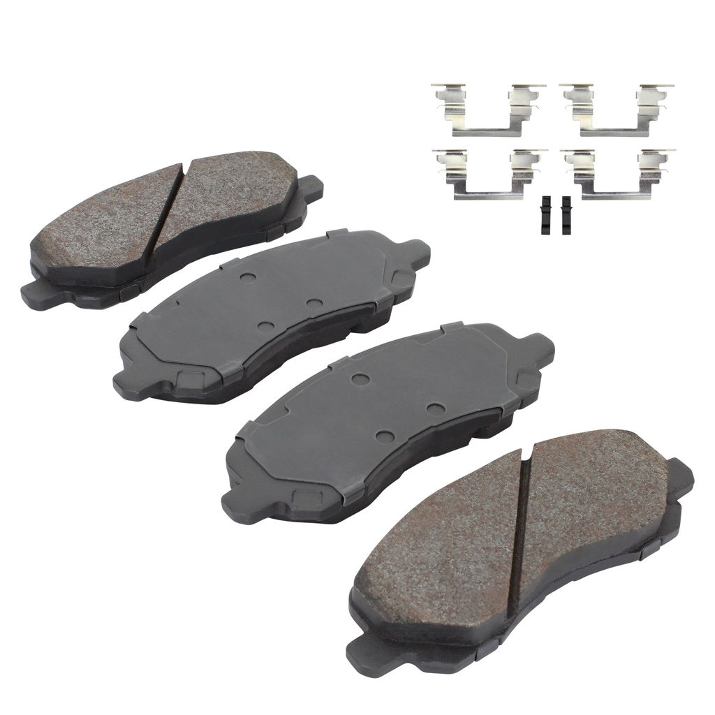 Quality-Built 1003-0866M - Black Series Semi-Metallic Brake Pad Set