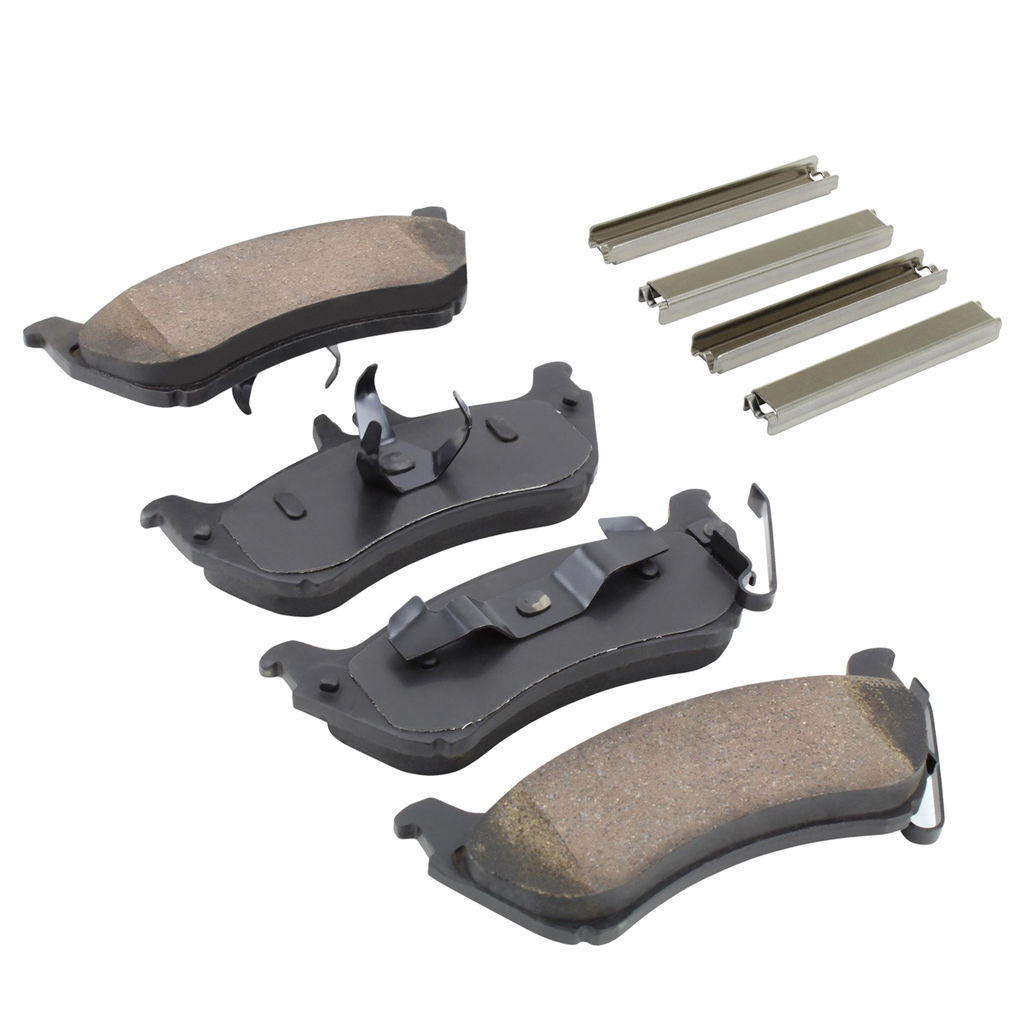 Quality-Built 1003-0875M - Black Series Semi-Metallic Brake Pad Set