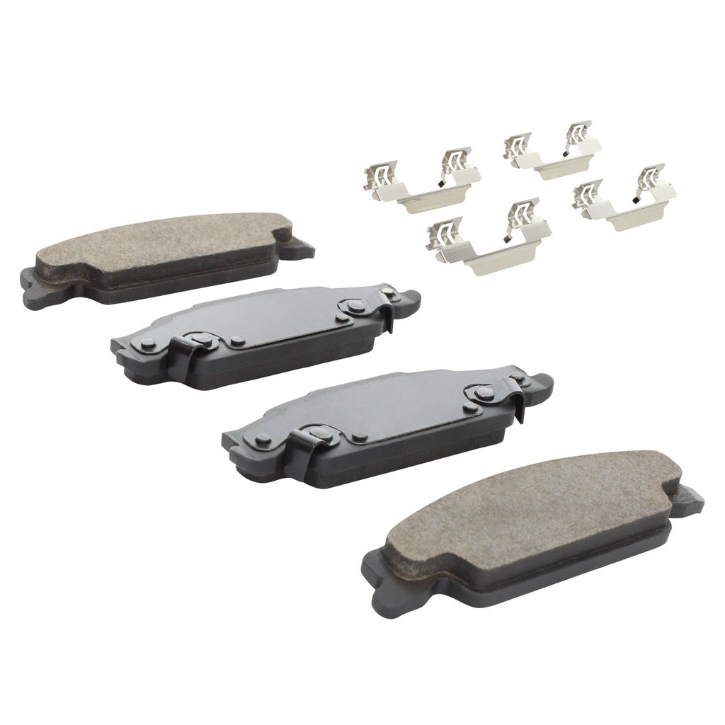 Quality-Built 1003-0922M - Black Series Semi-Metallic Brake Pad Set
