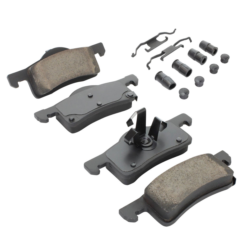 Quality-Built 1003-0935M - Black Series Semi-Metallic Brake Pad Set