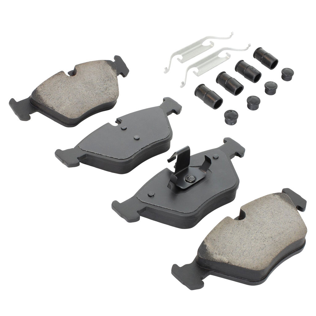 Quality-Built 1003-0946M - Black Series Semi-Metallic Brake Pad Set