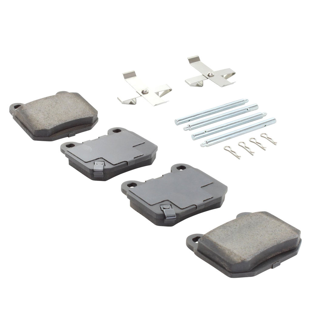 Quality-Built 1003-0961M - Black Series Semi-Metallic Brake Pad Set