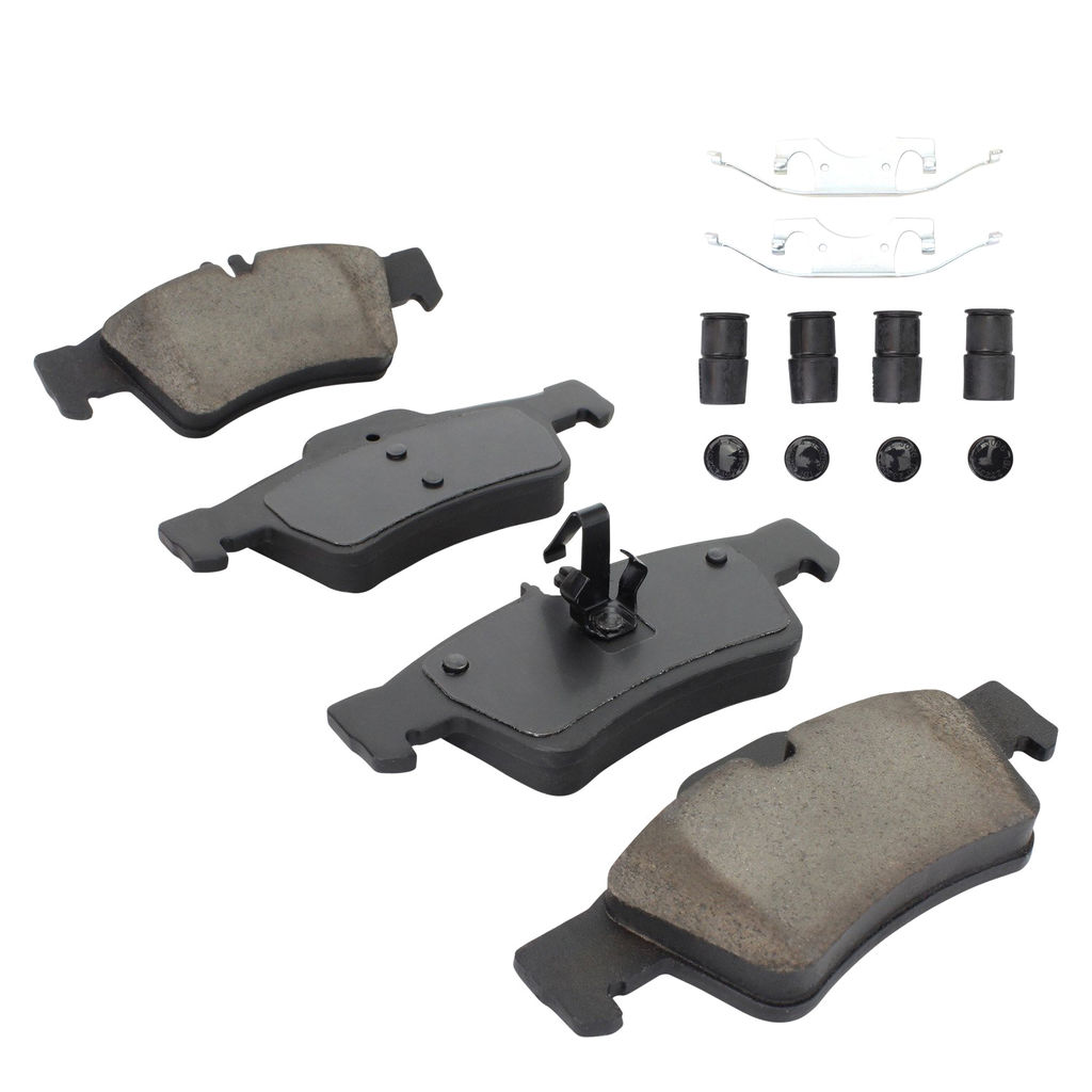 Quality-Built 1003-0986M - Black Series Semi-Metallic Brake Pad Set