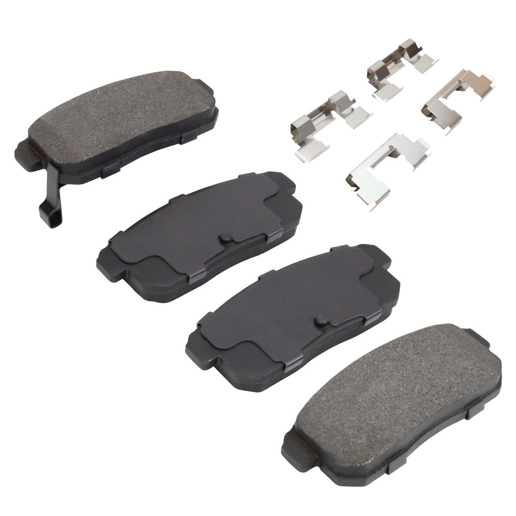 Quality-Built 1003-1008M - Black Series Semi-Metallic Brake Pad Set