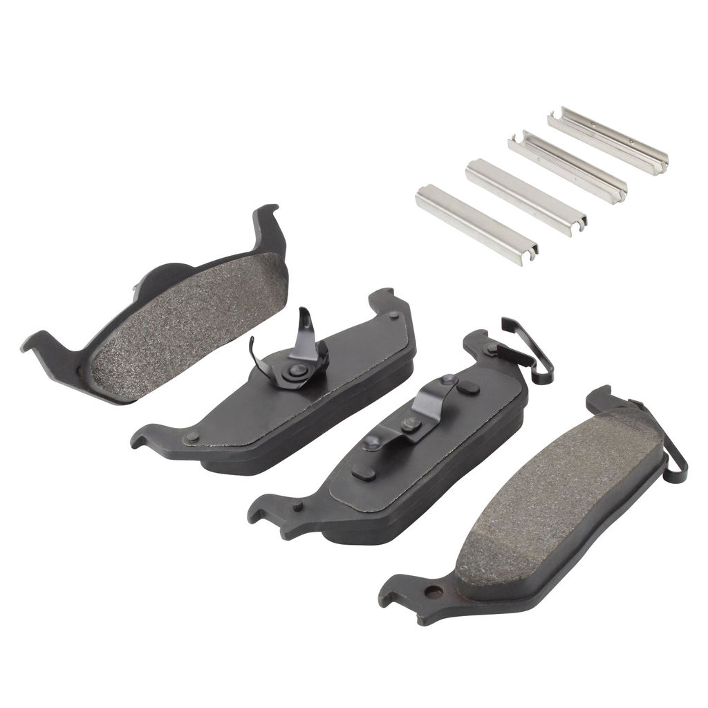 Quality-Built 1003-1012M - Black Series Semi-Metallic Brake Pad Set