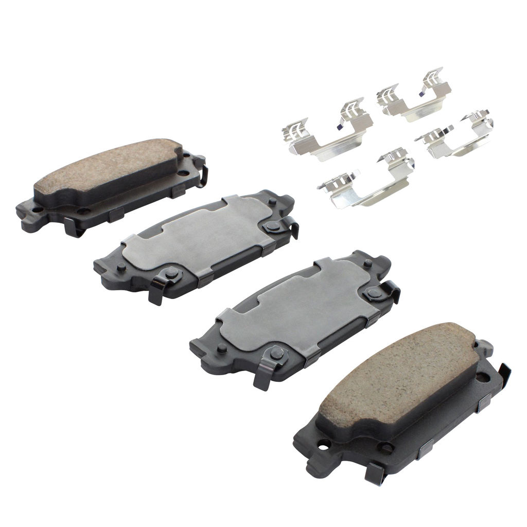 Quality-Built 1003-1020M - Black Series Semi-Metallic Brake Pad Set