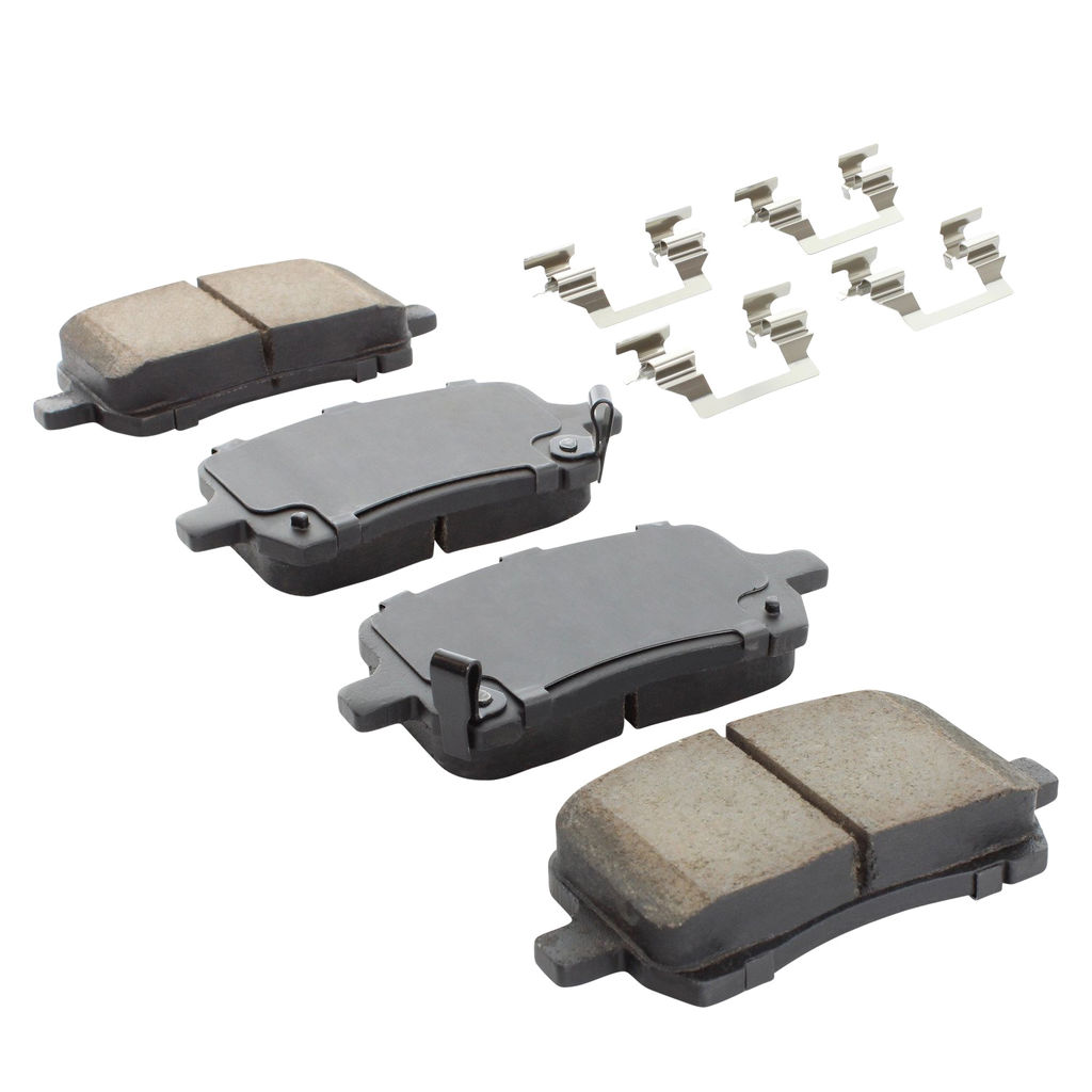 Quality-Built 1003-1028M - Black Series Semi-Metallic Brake Pad Set