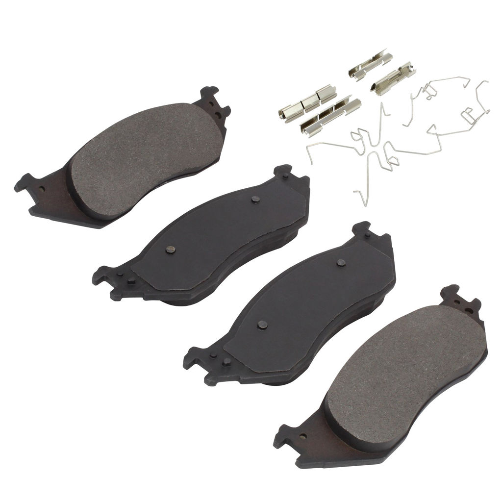 Quality-Built 1003-1045M - Black Series Semi-Metallic Brake Pad Set