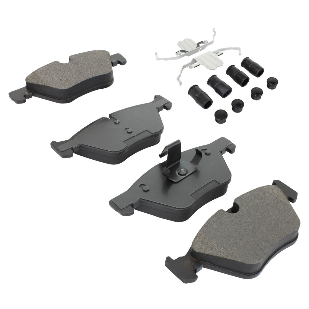 Quality-Built 1003-1061M - Black Series Semi-Metallic Brake Pad Set