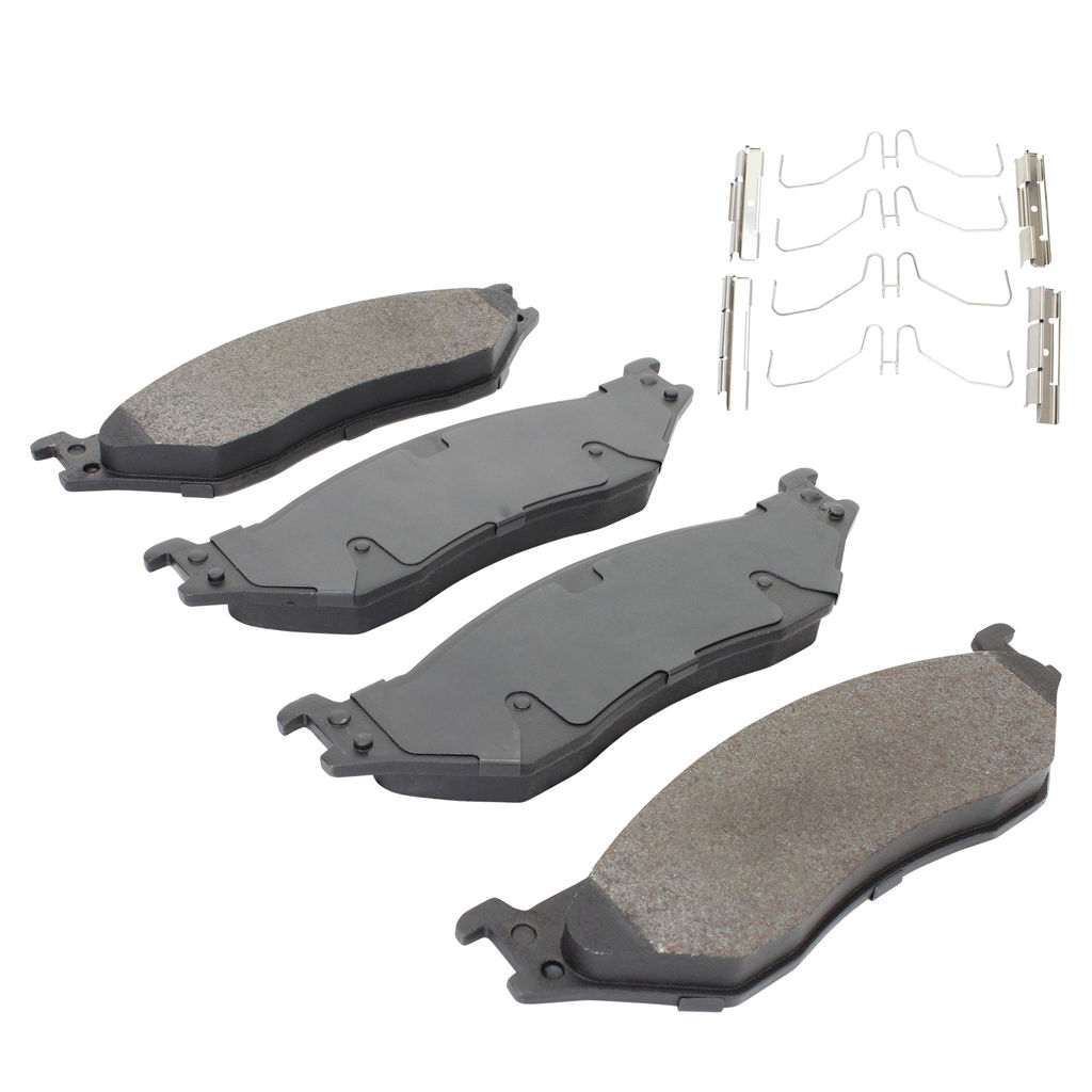 Quality-Built 1003-1066M - Black Series Semi-Metallic Brake Pad Set
