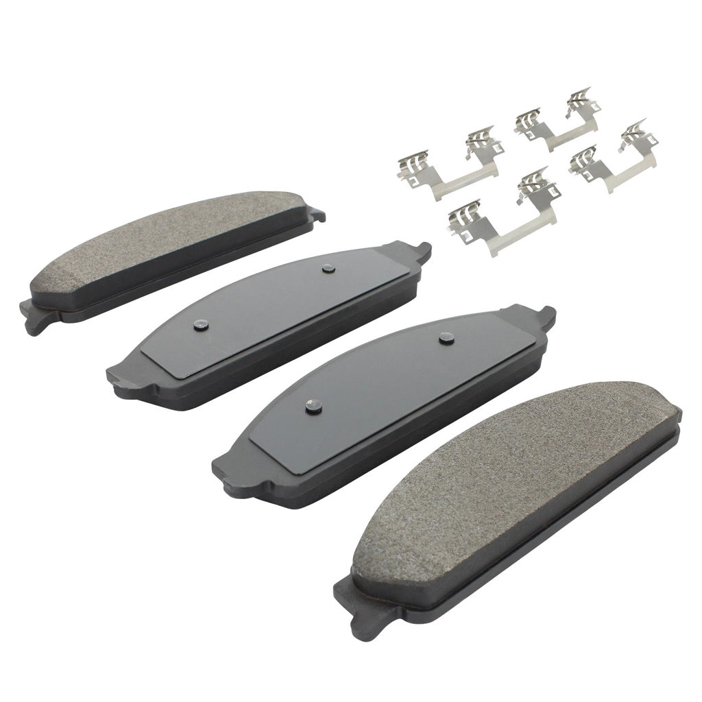 Quality-Built 1003-1070M - Black Series Semi-Metallic Brake Pad Set