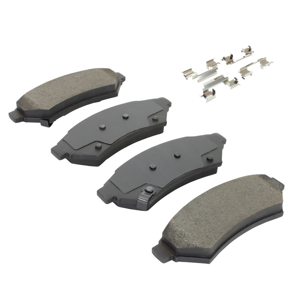 Quality-Built 1003-1075M - Black Series Semi-Metallic Brake Pad Set