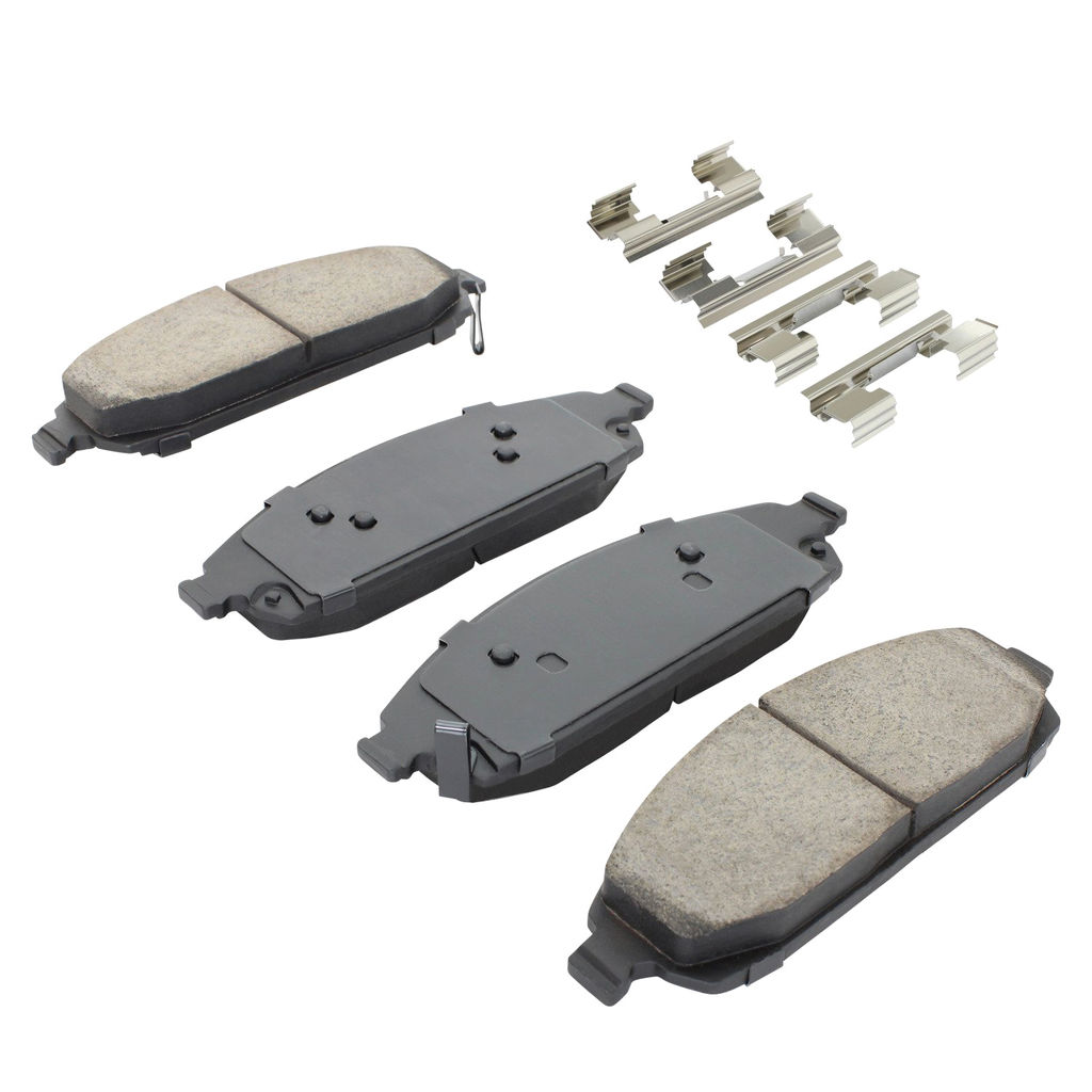 Quality-Built 1003-1080M - Black Series Semi-Metallic Brake Pad Set