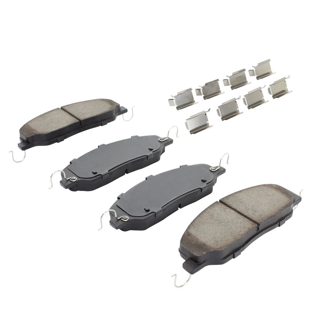 Quality-Built 1003-1081M - Black Series Semi-Metallic Brake Pad Set