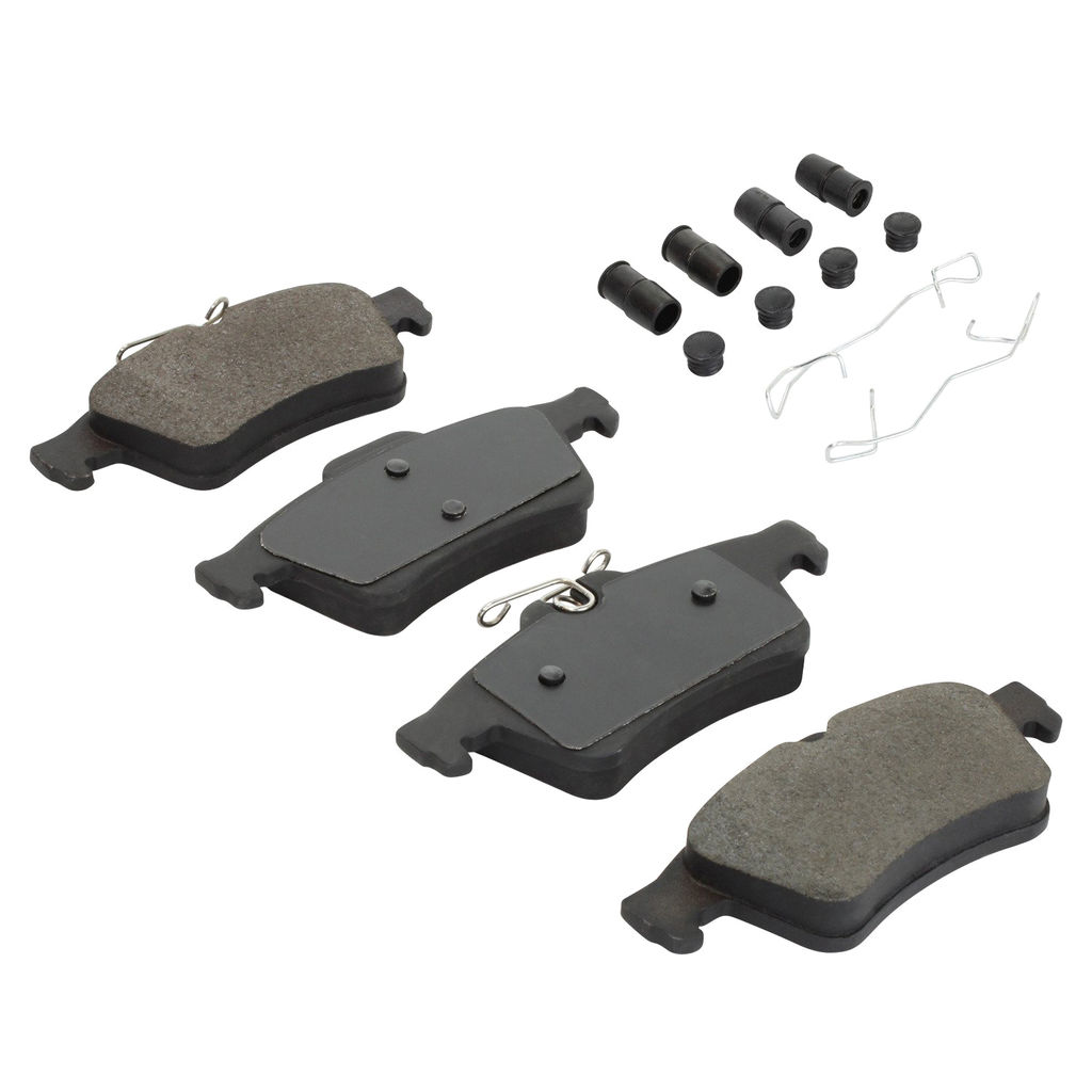 Quality-Built 1003-1095M - Black Series Semi-Metallic Brake Pad Set