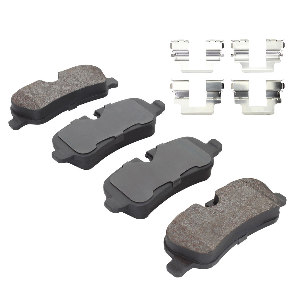 Quality-Built 1003-1099M - Black Series Semi-Metallic Brake Pad Set