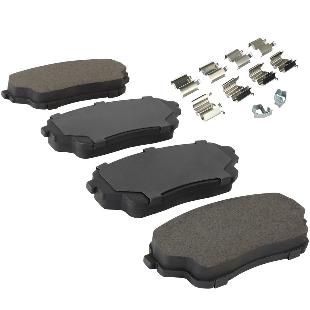 Quality-Built 1003-1105M - Black Series Semi-Metallic Brake Pad Set