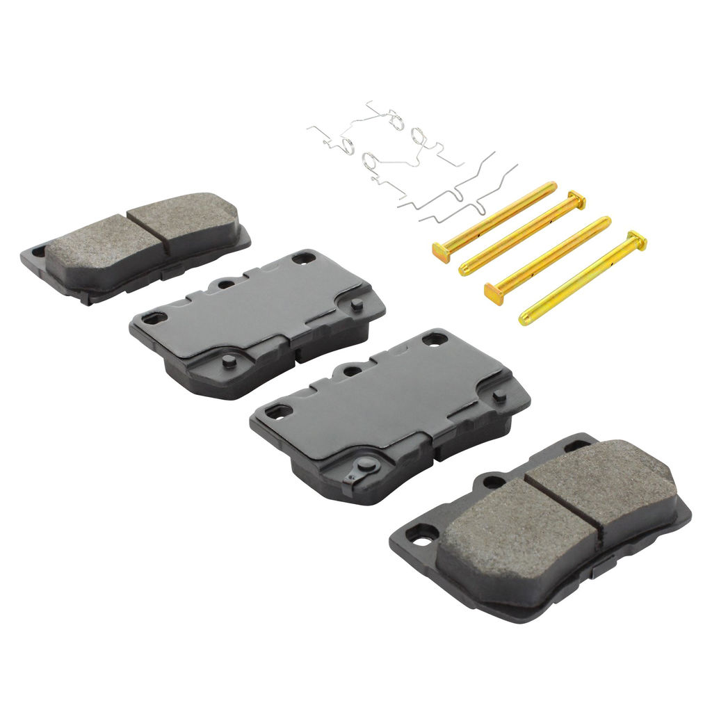 Quality-Built 1003-1113AM - Black Series Semi-Metallic Brake Pad Set