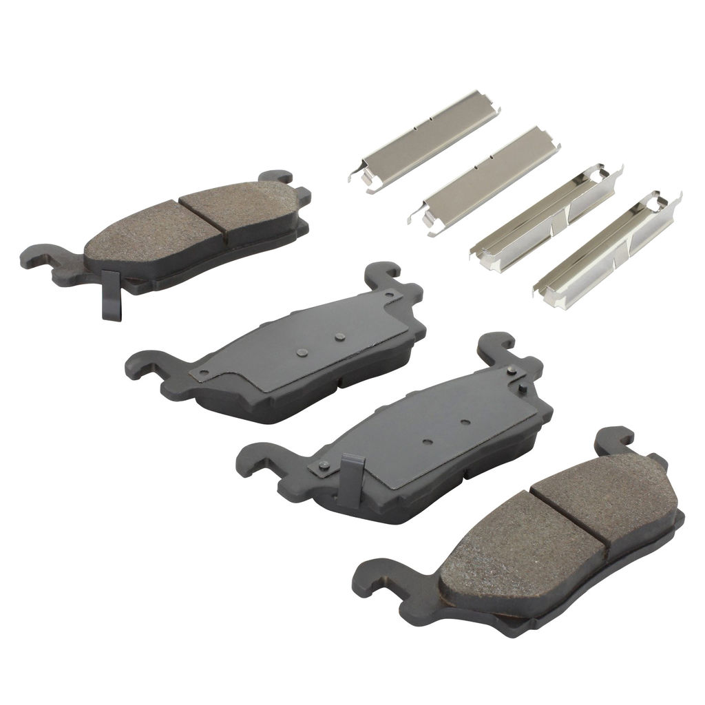 Quality-Built 1003-1120M - Black Series Semi-Metallic Brake Pad Set