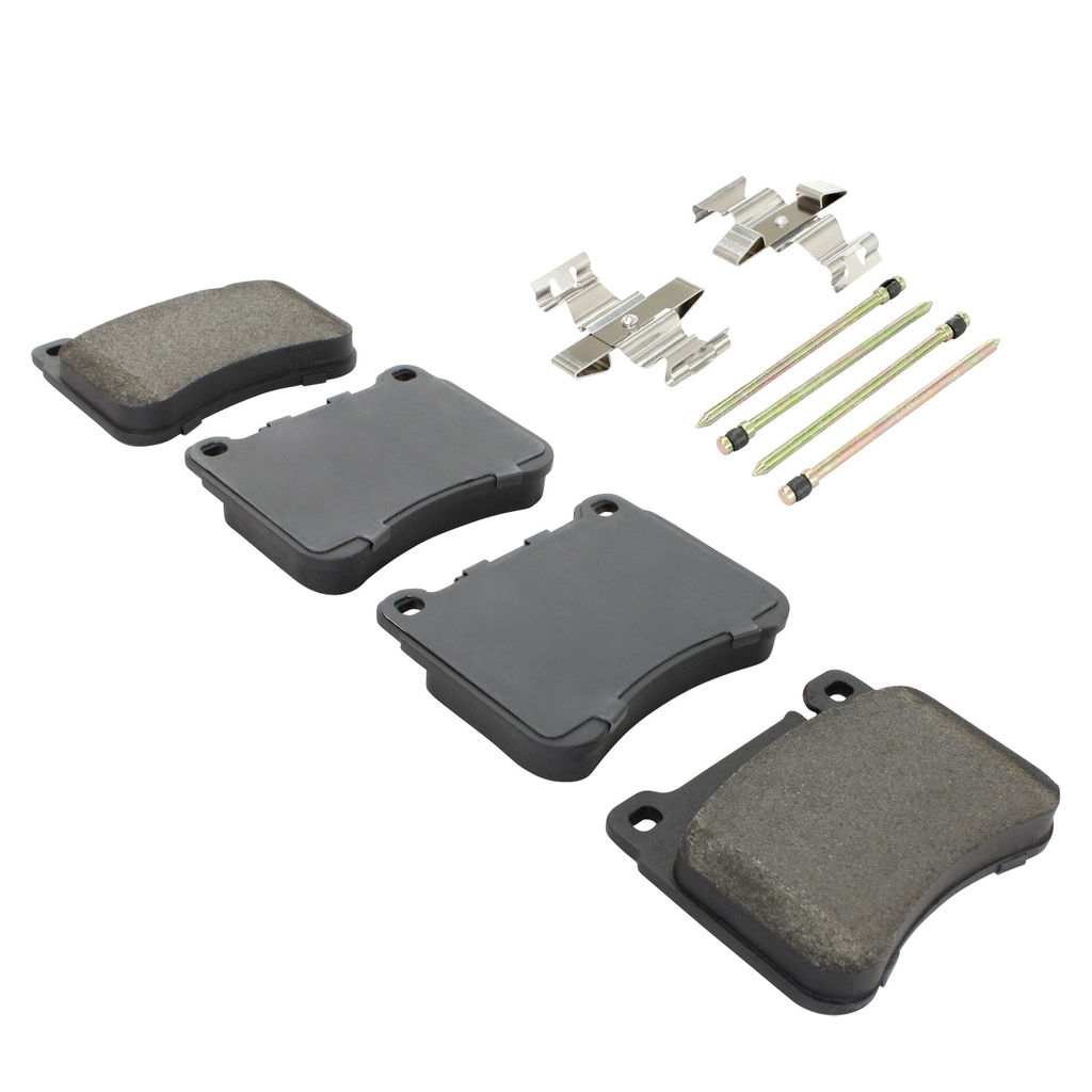 Quality-Built 1003-1121M - Black Series Semi-Metallic Brake Pad Set