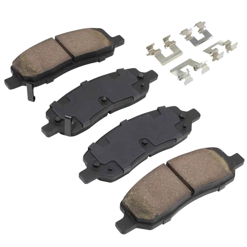 Quality-Built 1003-1172M - Black Series Semi-Metallic Brake Pad Set