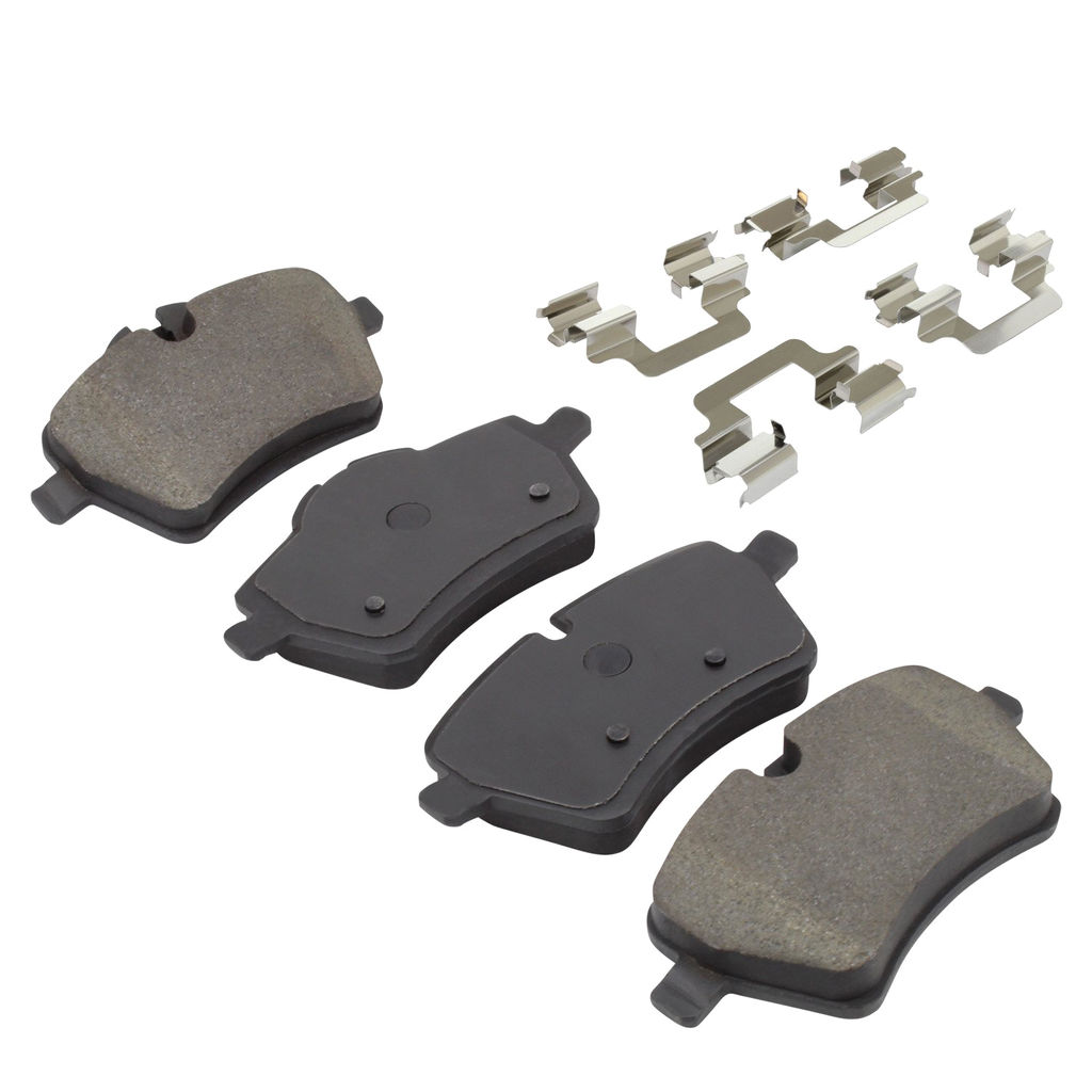 Quality-Built 1003-1204M - Black Series Semi-Metallic Brake Pad Set