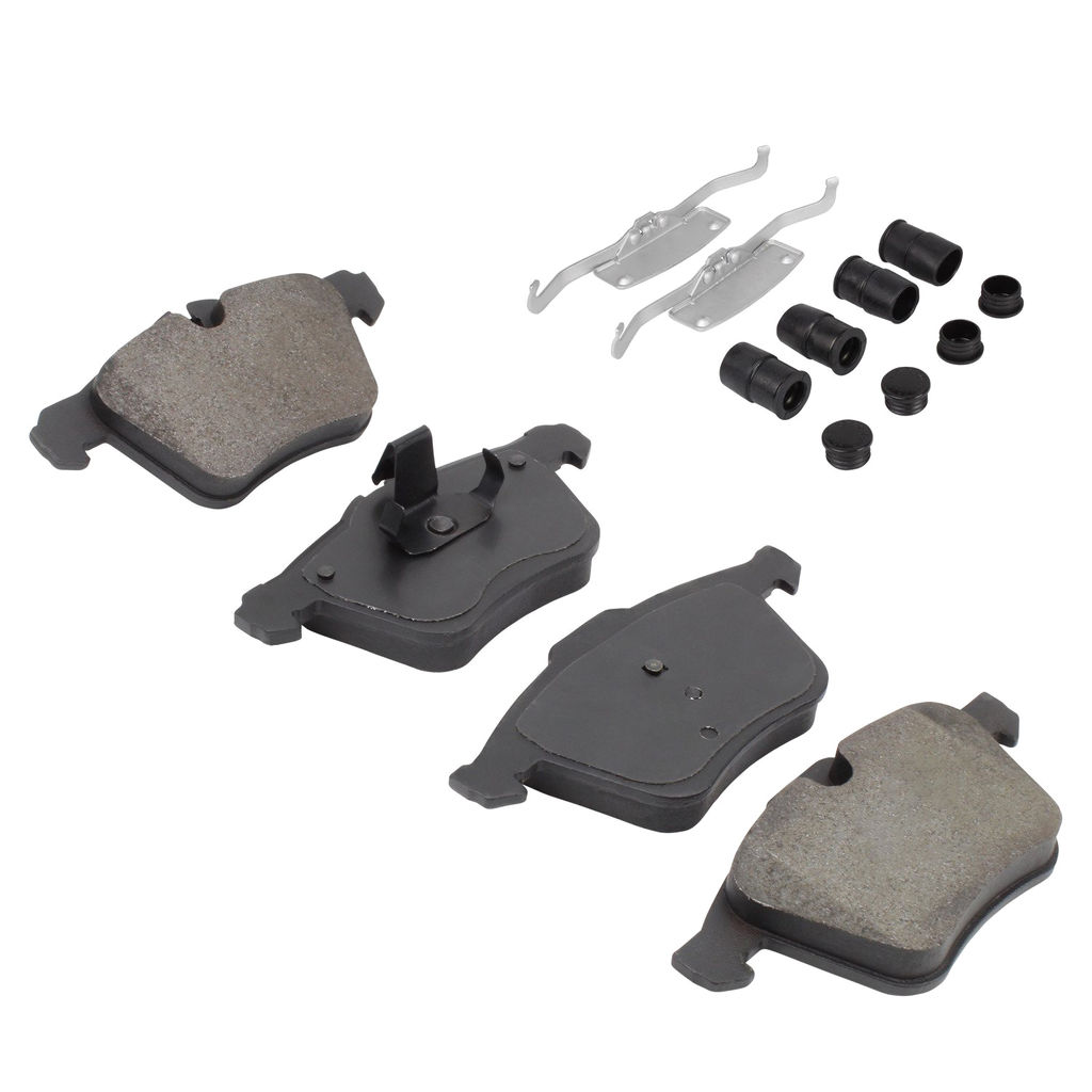 Quality-Built 1003-1240BM - Black Series Semi-Metallic Brake Pad Set