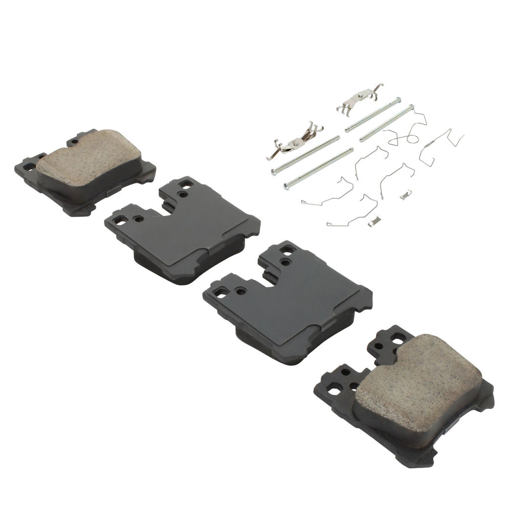 Quality-Built 1003-1283M - Black Series Semi-Metallic Brake Pad Set
