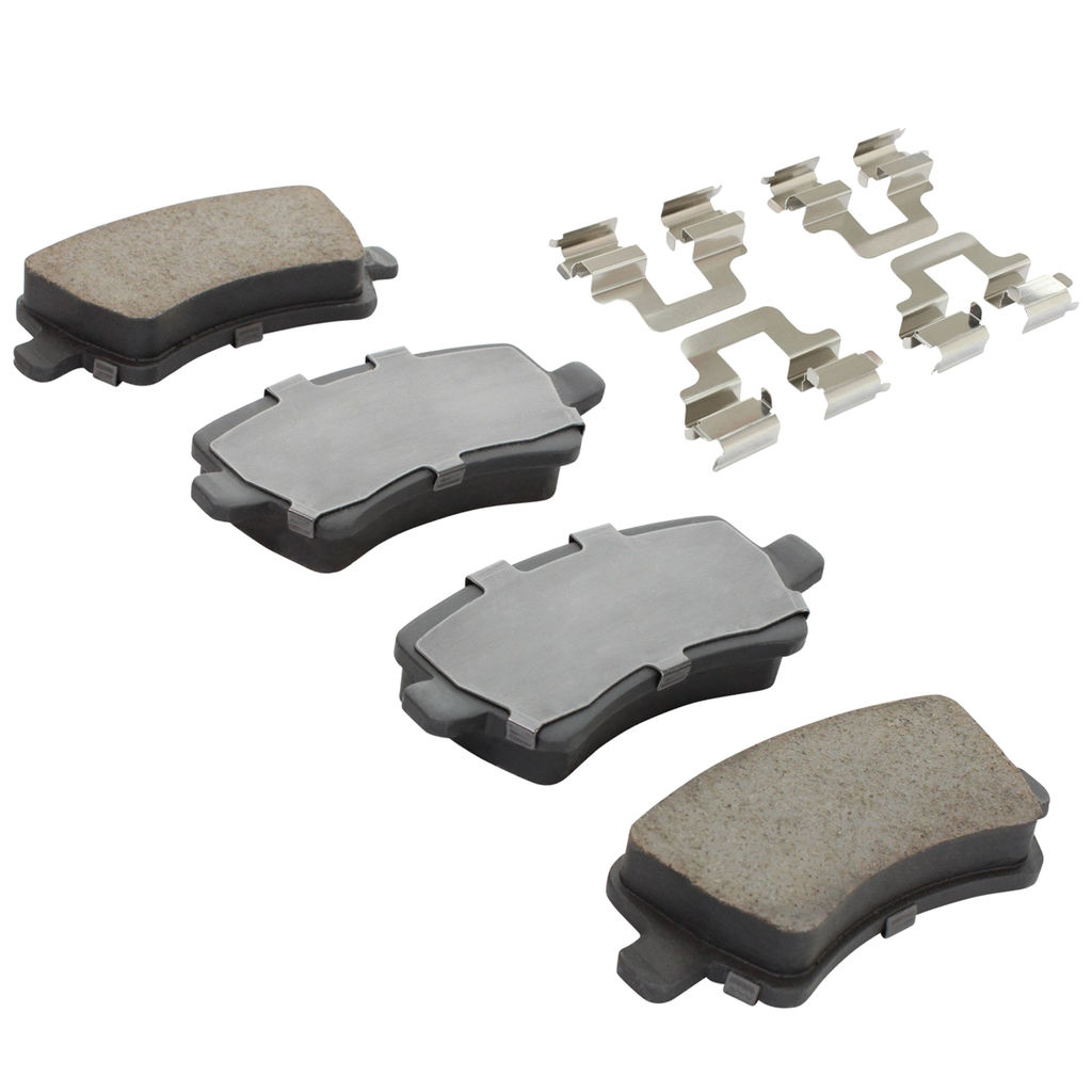 Quality-Built 1003-1307M - Black Series Semi-Metallic Brake Pad Set
