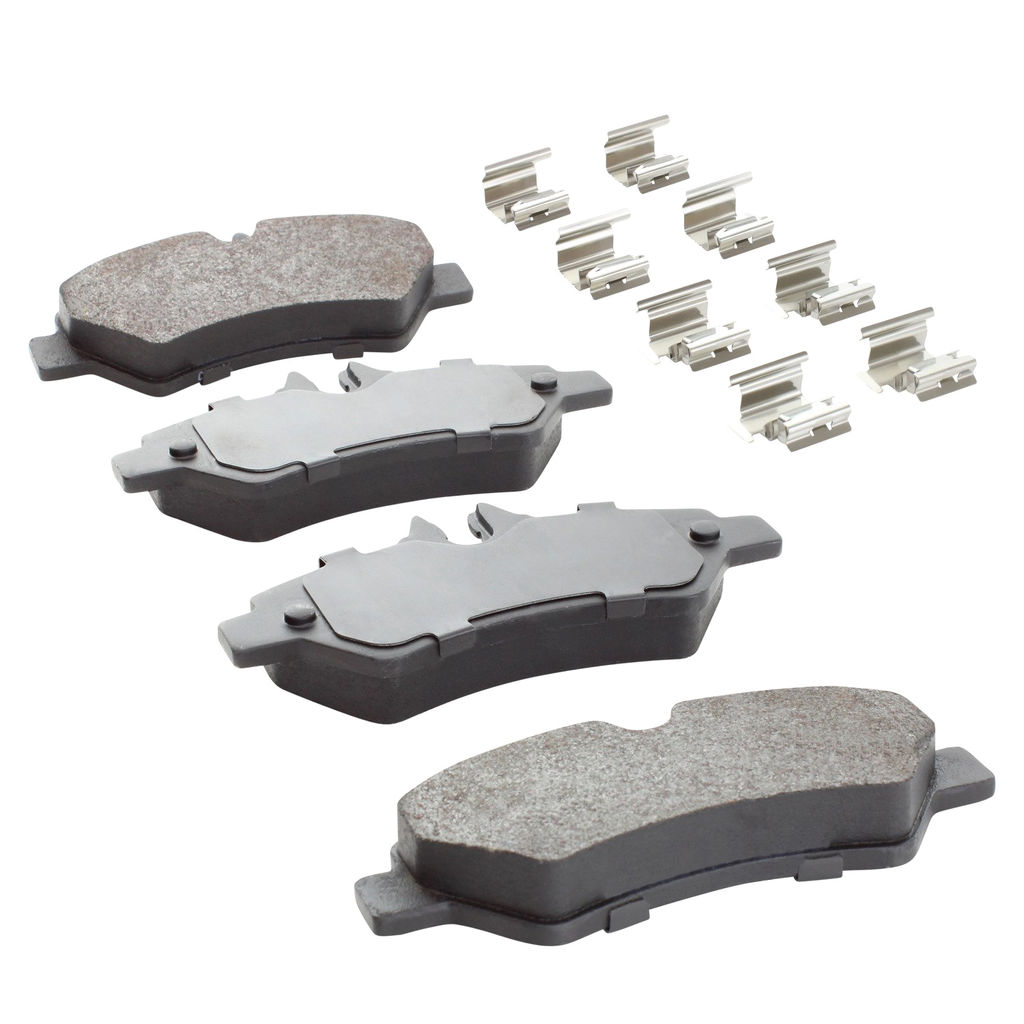 Quality-Built 1003-1317M - Black Series Semi-Metallic Brake Pad Set