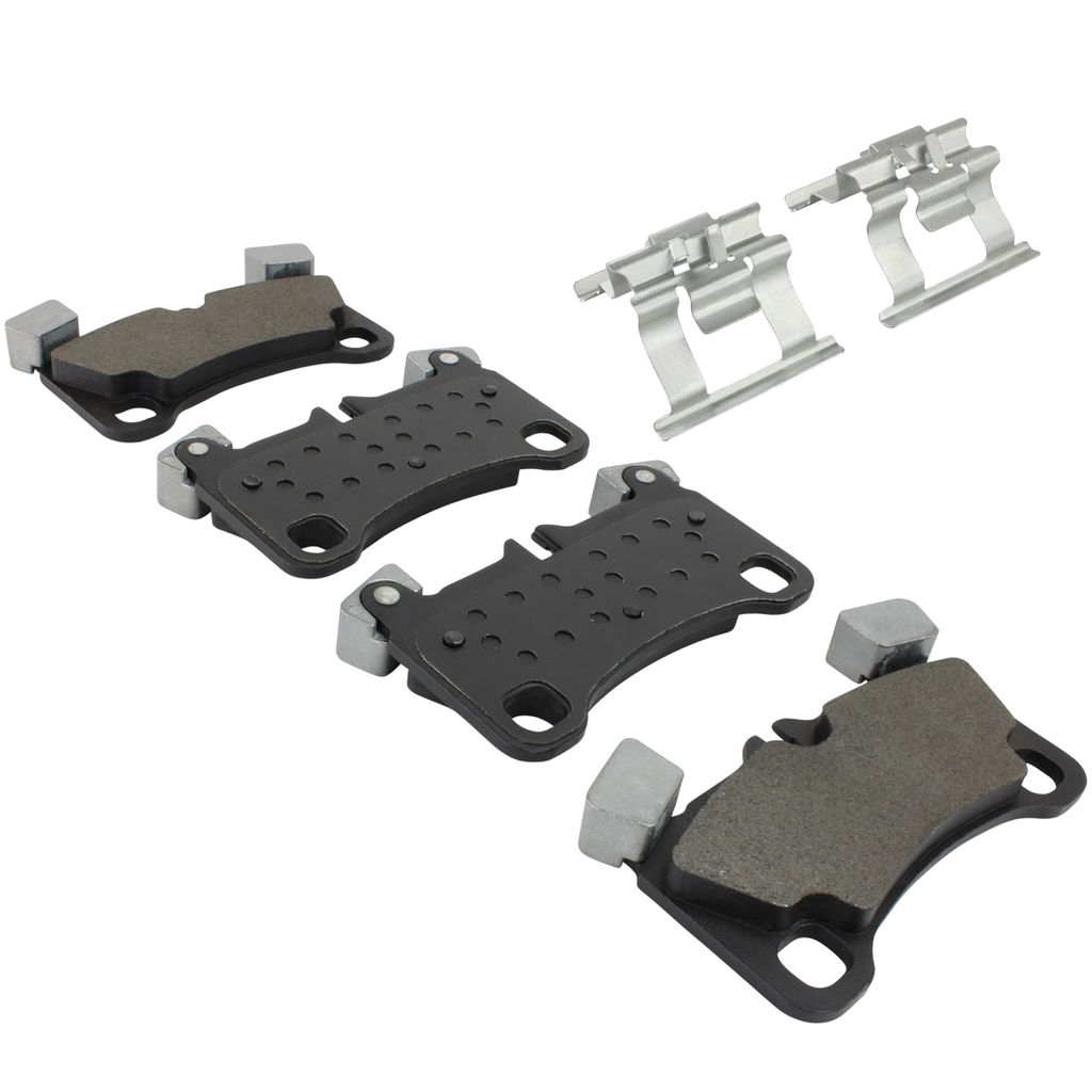 Quality-Built 1003-1350M - Black Series Semi-Metallic Brake Pad Set