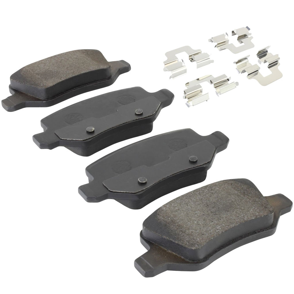 Quality-Built 1003-1358M - Black Series Semi-Metallic Brake Pad Set