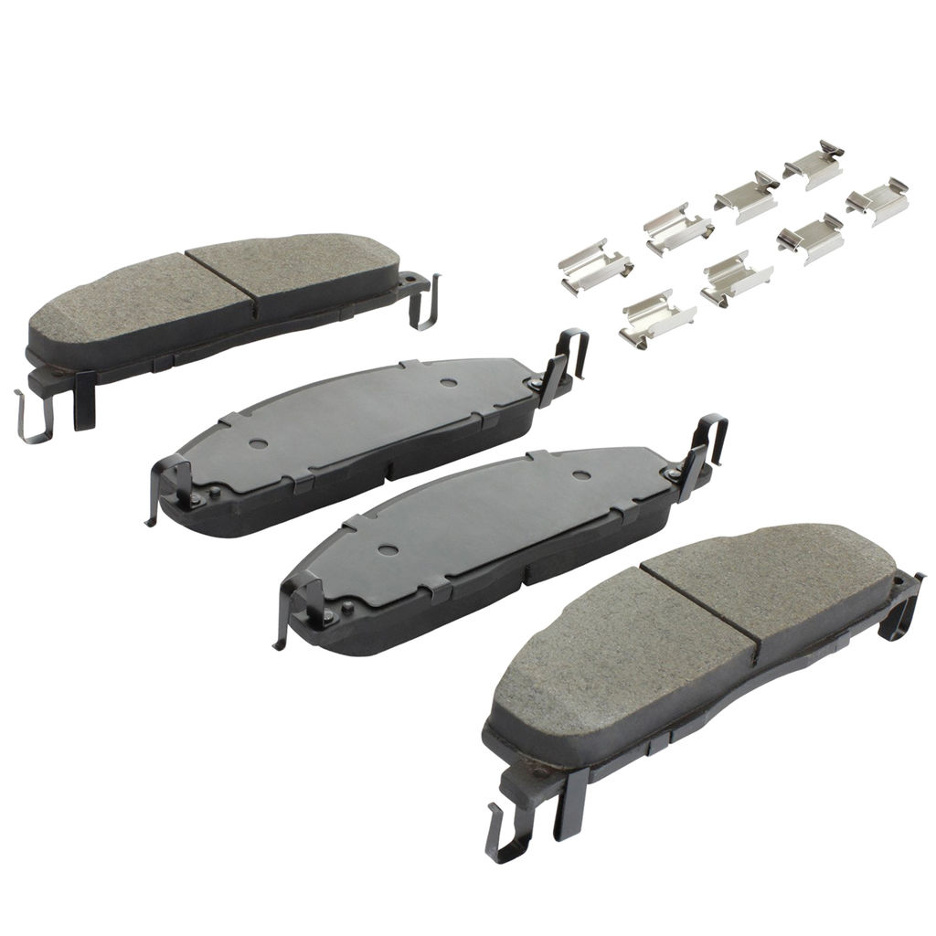 Quality-Built 1003-1400M - Black Series Semi-Metallic Brake Pad Set