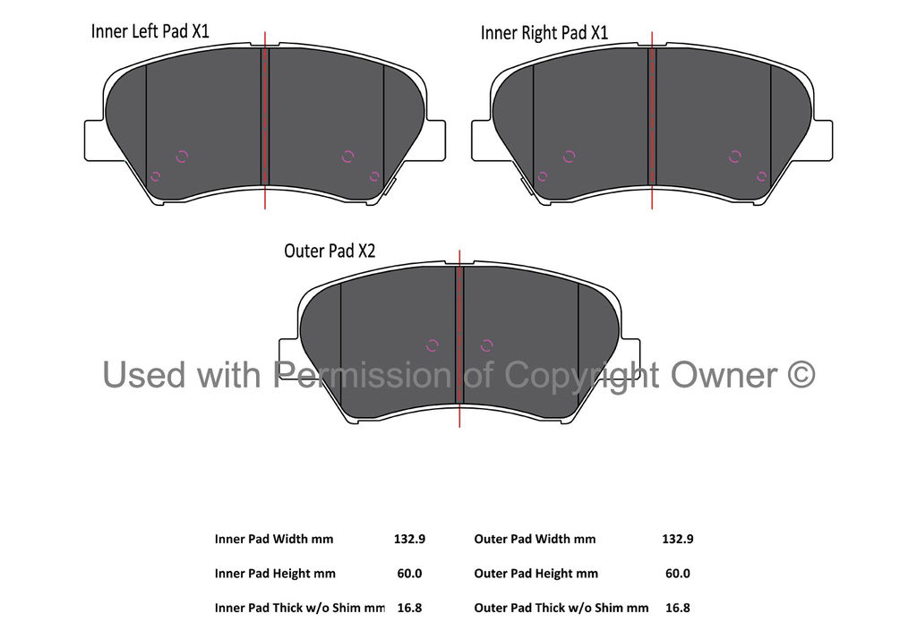Quality-Built 1003-1543M - Black Series Semi-Metallic Brake Pad Set