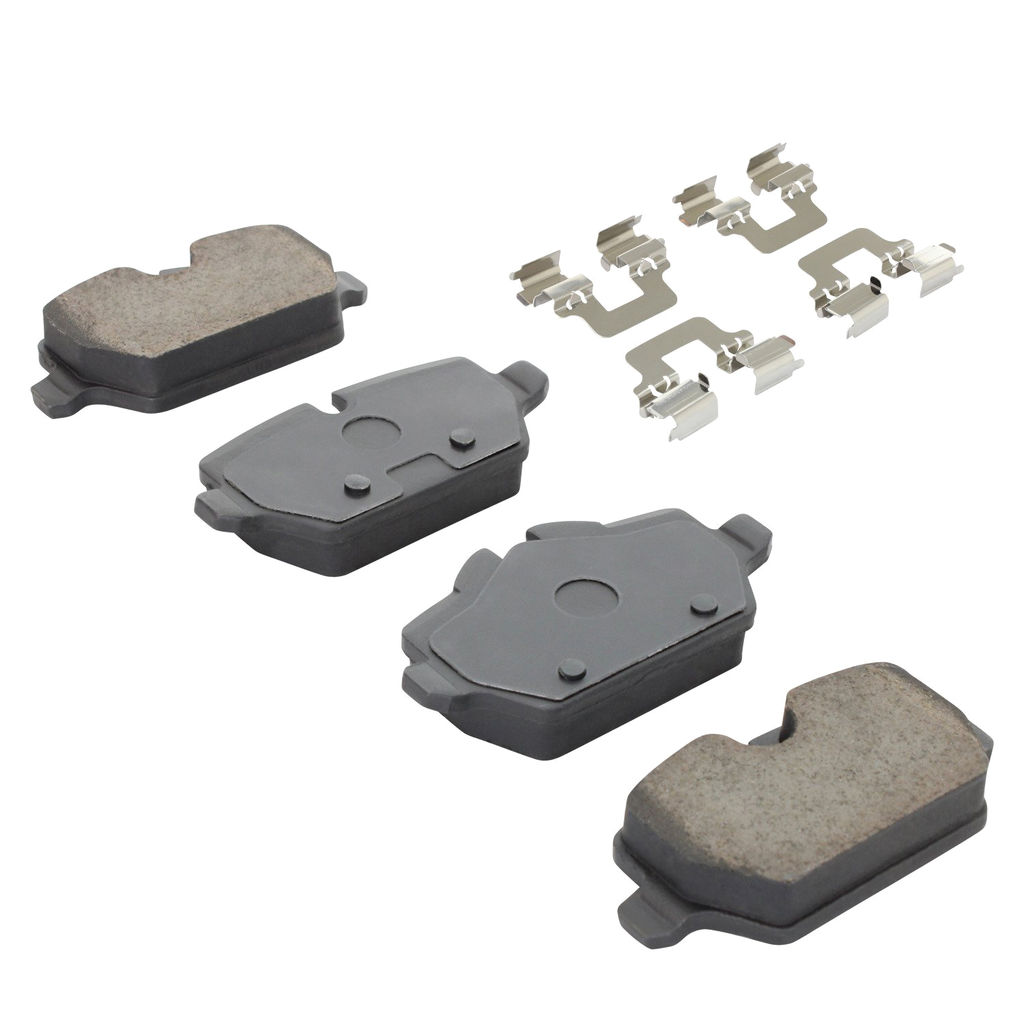 Quality-Built 1003-1554M - Black Series Semi-Metallic Brake Pad Set