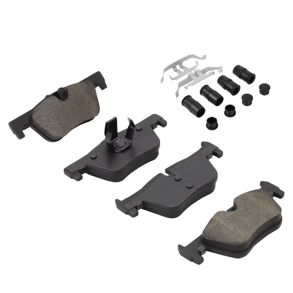 Quality-Built 1003-1613M - Black Series Semi-Metallic Brake Pad Set