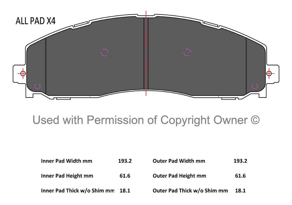 Quality-Built 1003-1691M - Black Series Semi-Metallic Brake Pad Set